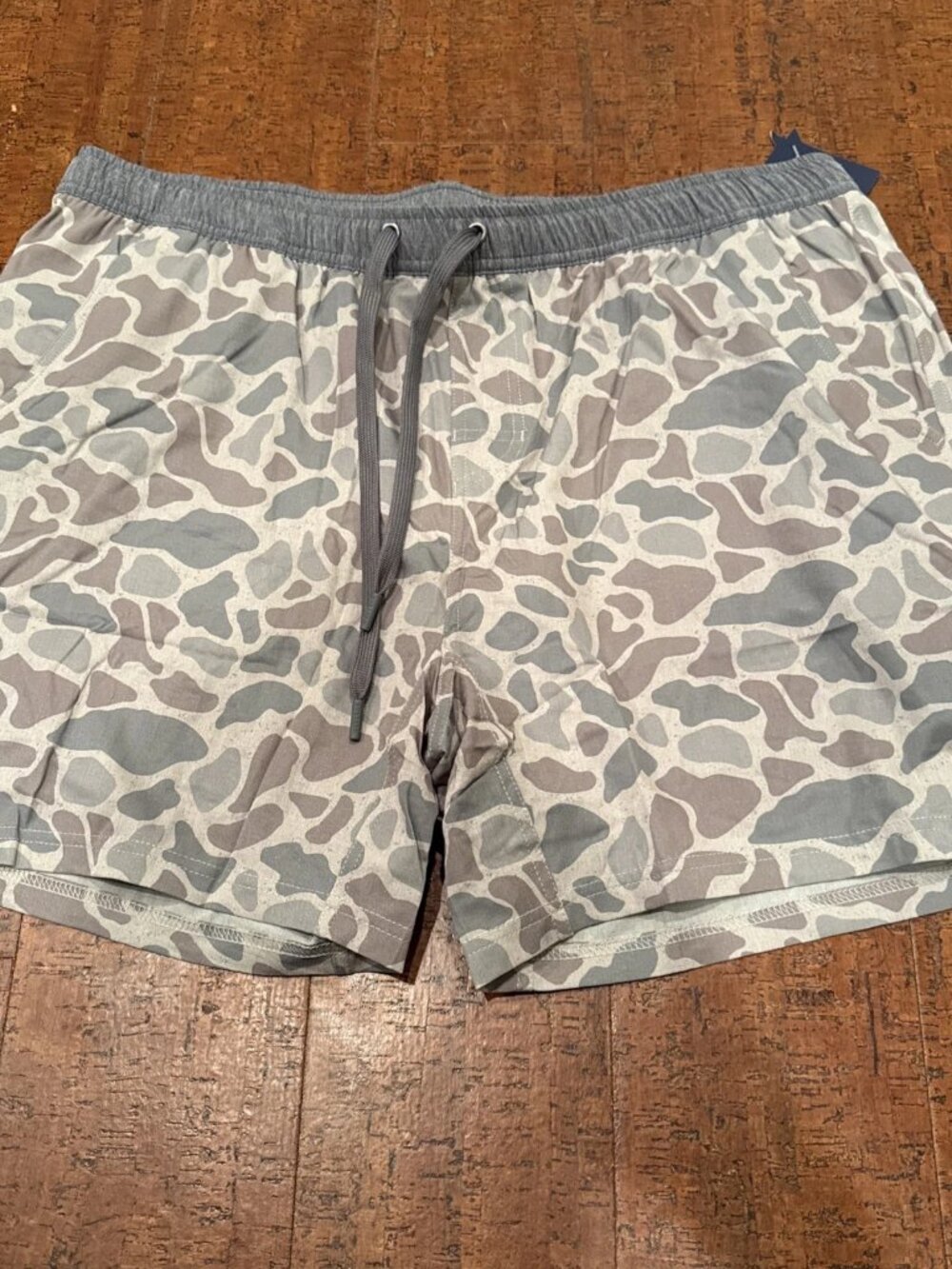 Burlebo 2XL 5.5" Inseam Deer Camo Swim Trucks NEW